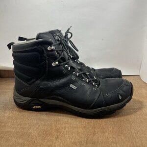 Ahnu Sugarpine Waterproof Hiking Boots Women Size 11 Vibram Sole Mid Trail